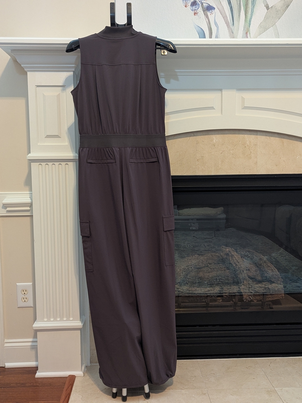Athleta Brooklyn Cargo Utility Jumpsuit in Shale (Shale Gray) - Picture 3 of 7